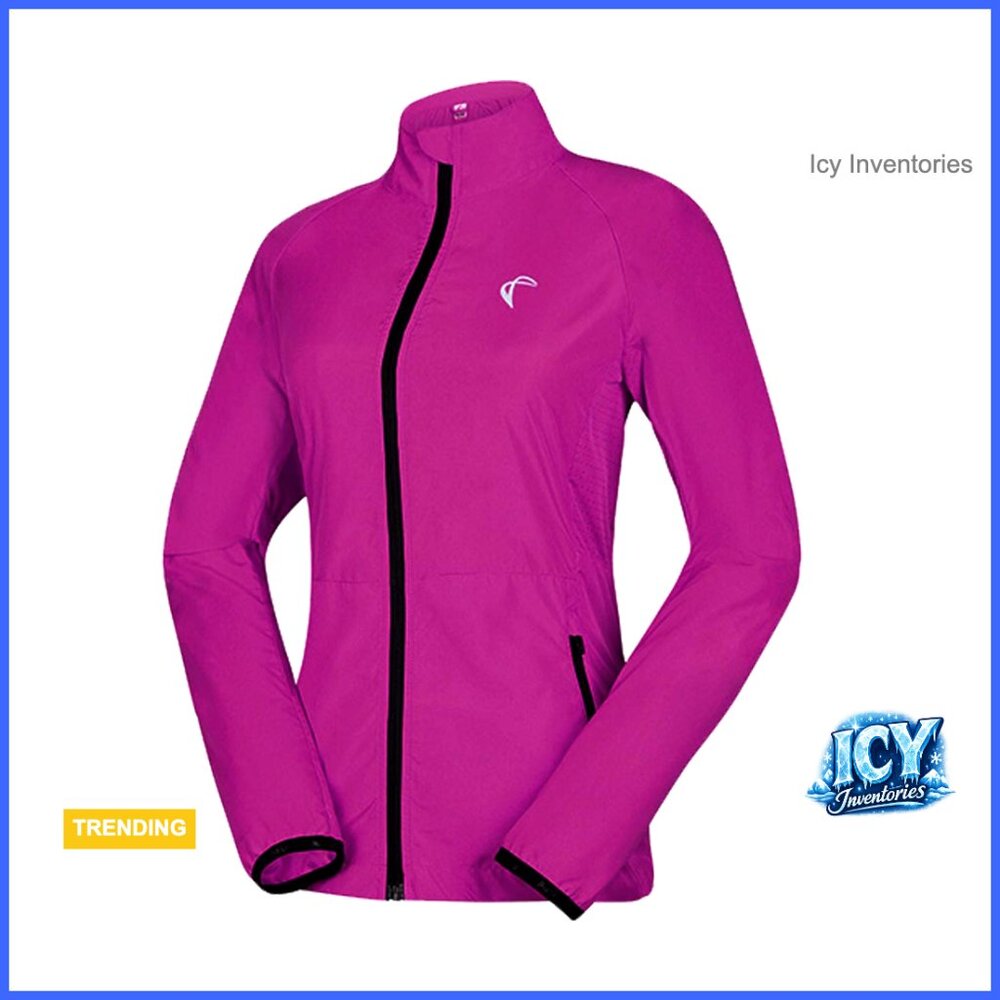 Packable Windbreaker Jacket, Polyester, Waterproo… - image 1
